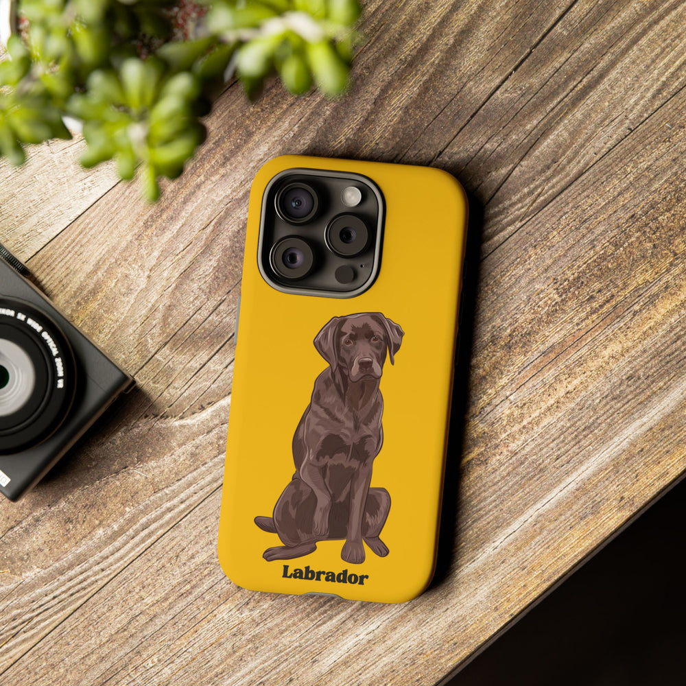 Chocolate Lab Protective Phone Case