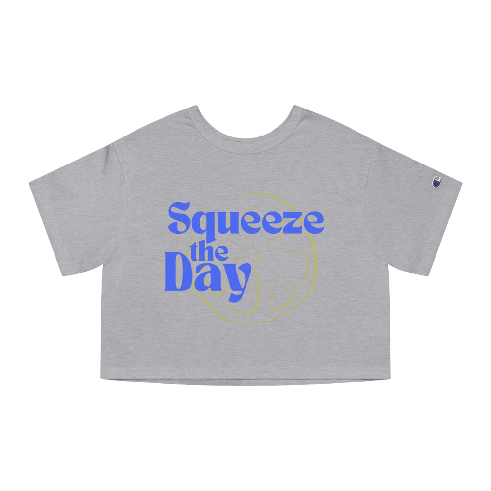 Squeeze The Day Champion Women's Heritage Cropped T-Shirt