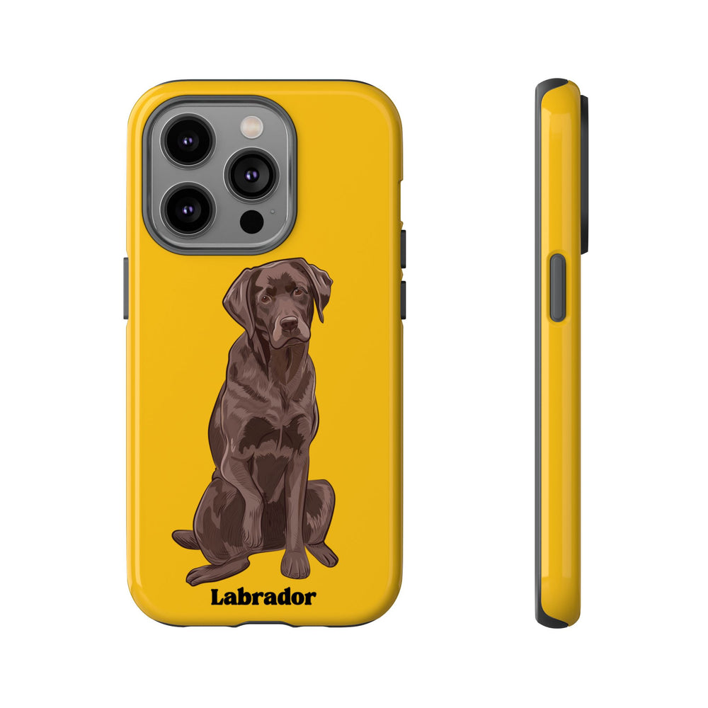 Chocolate Lab Protective Phone Case