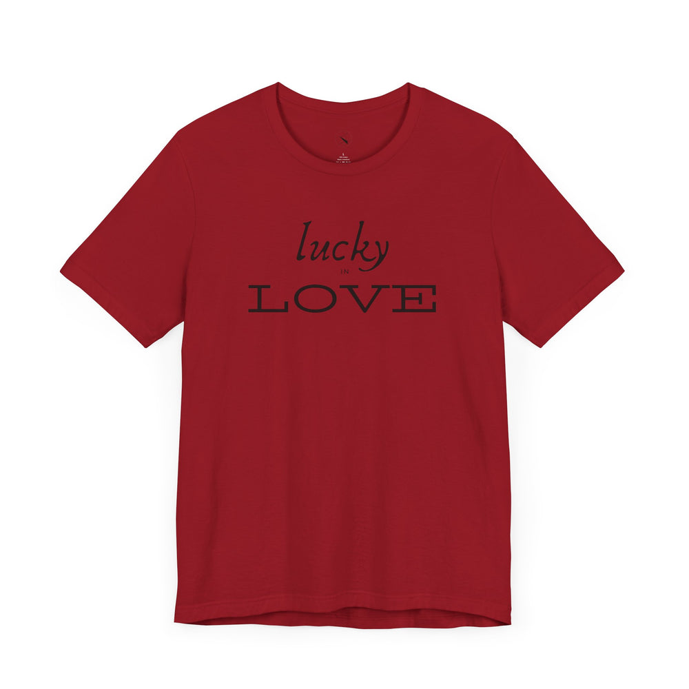 Lucky In Love Jersey Short Sleeve Tee