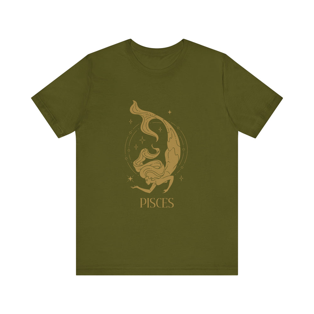 Pisces Constellation Zodiac Unisex Jersey Short Sleeve Tee