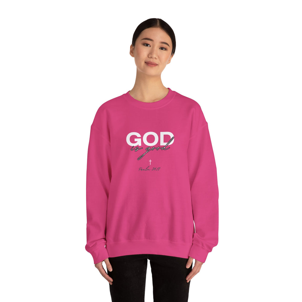 God Is Good - Psalms 34:18 - Crewneck Sweatshirt