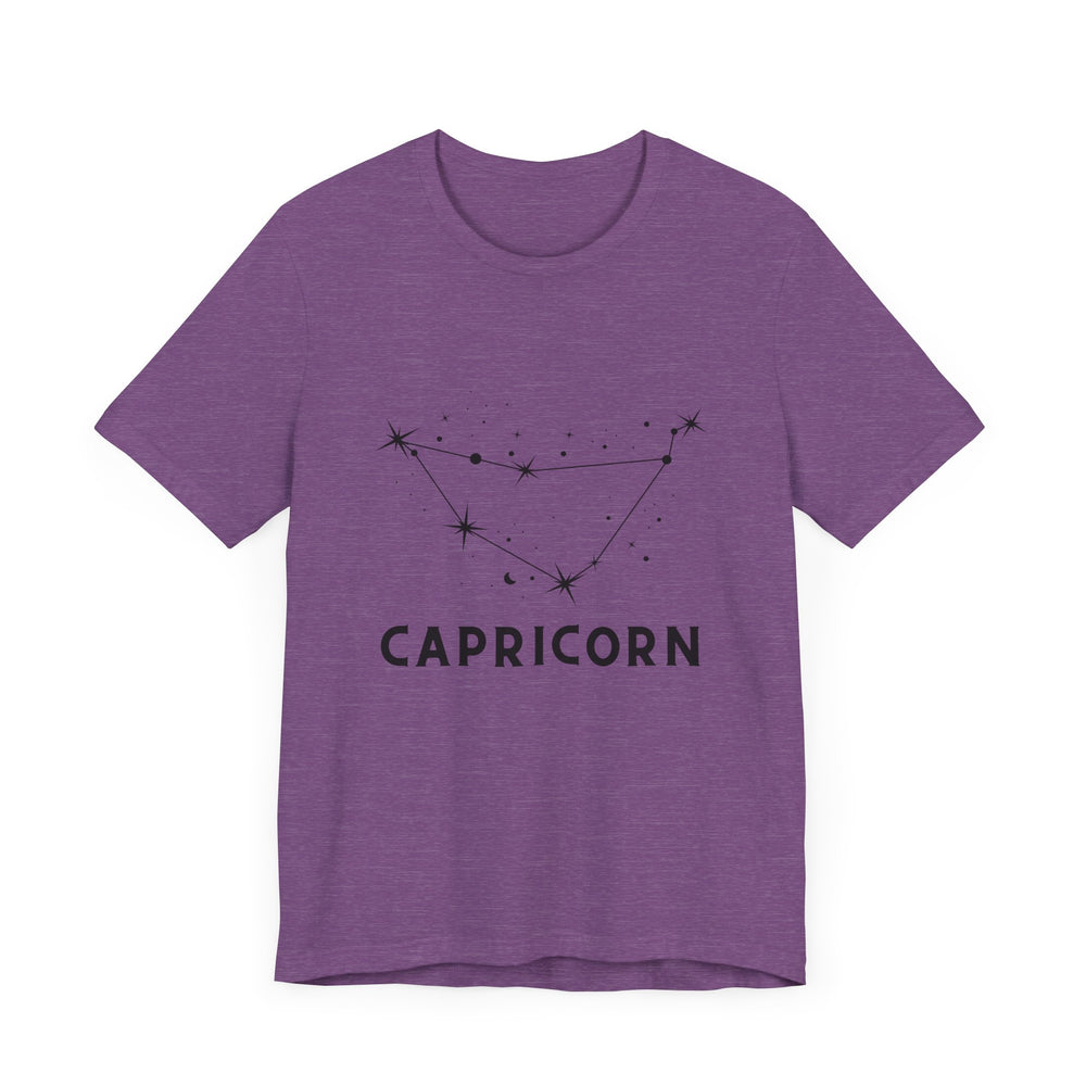 Capricorn Sea Goat Constellation Zodiac Unisex Jersey Short Sleeve Tee