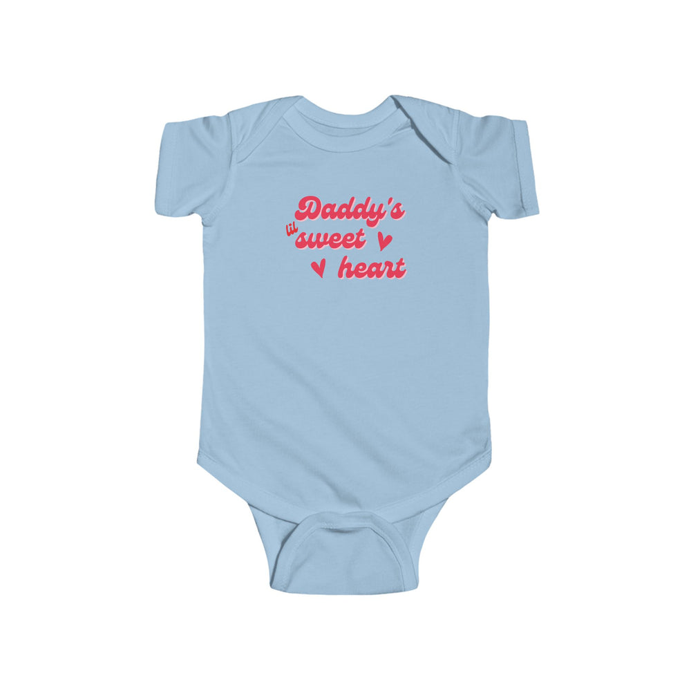 Daddy's lil sweet heart onesie