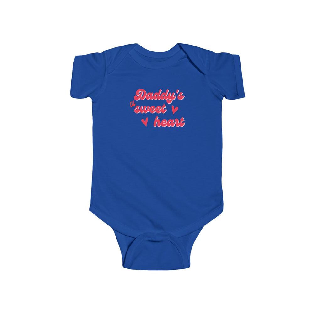 Daddy's lil sweet heart onesie