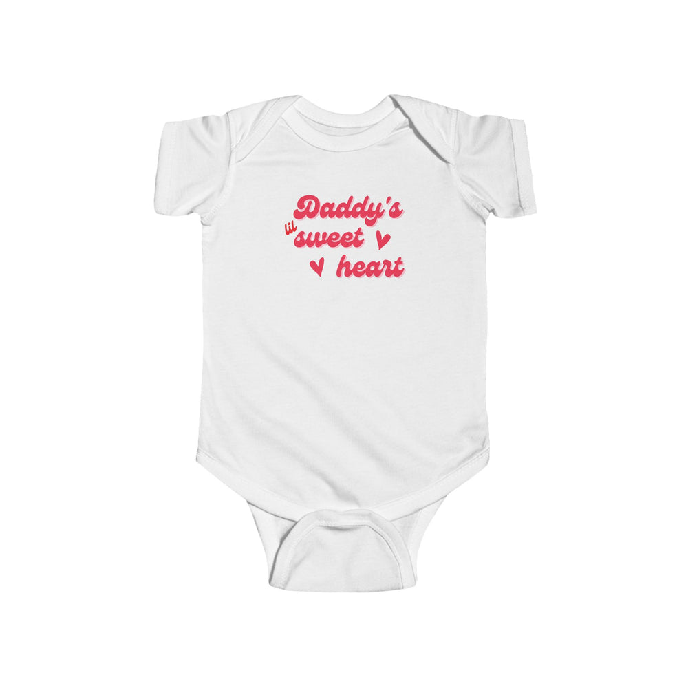 Daddy's lil sweet heart onesie
