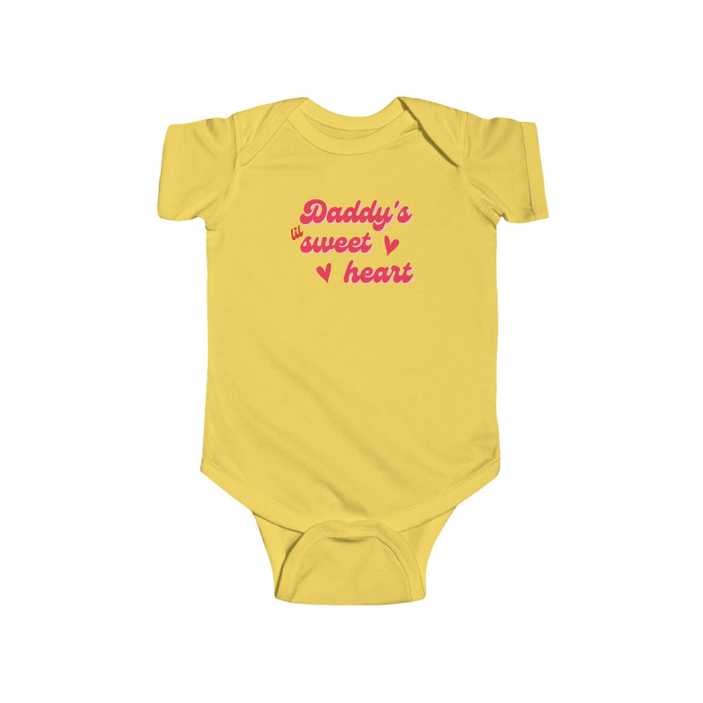 Daddy's lil sweet heart onesie