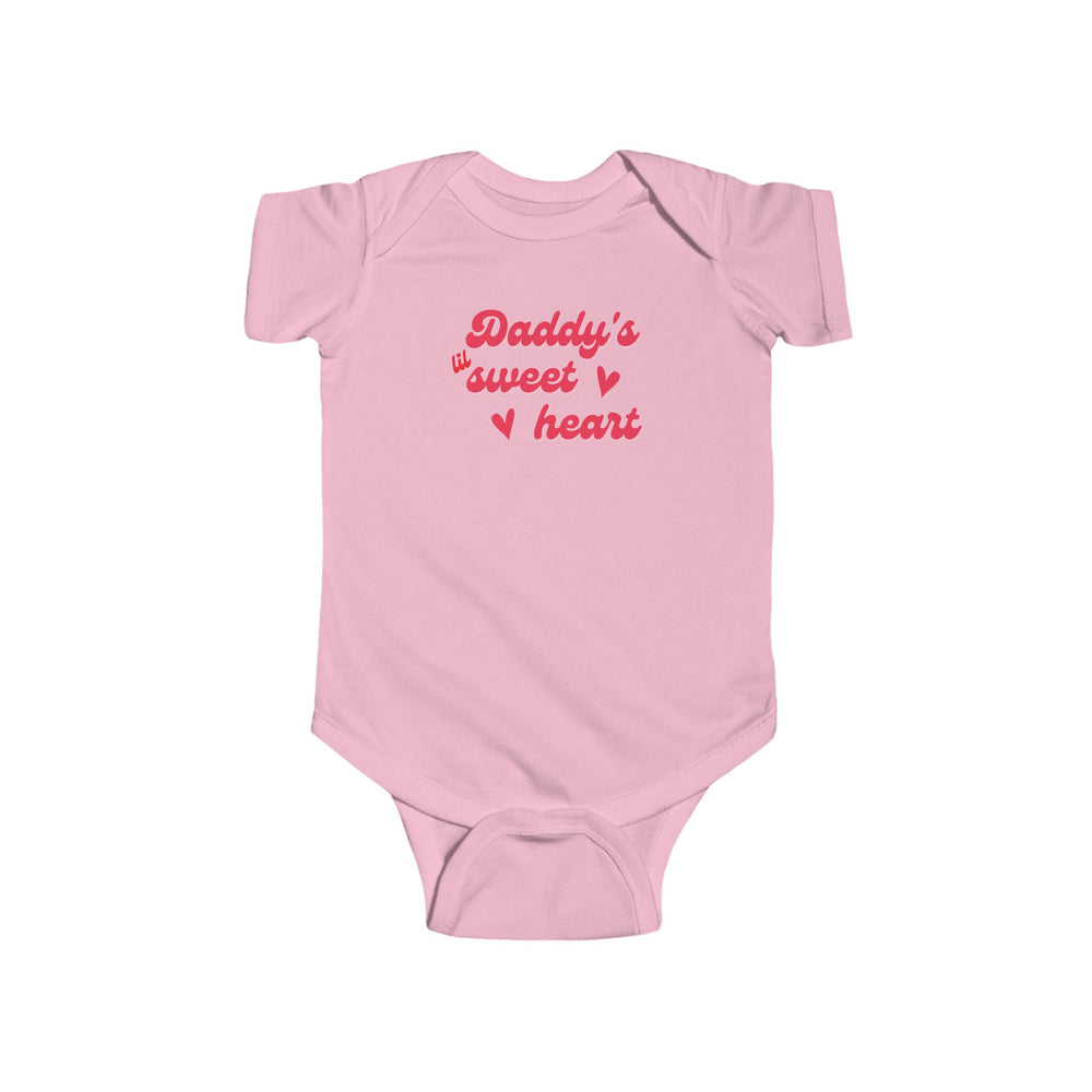 Daddy's lil sweet heart onesie