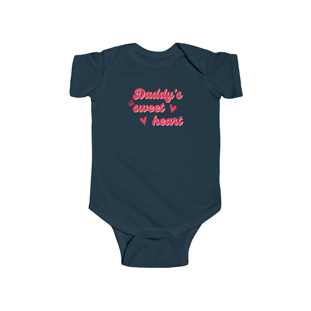 Daddy's lil sweet heart onesie