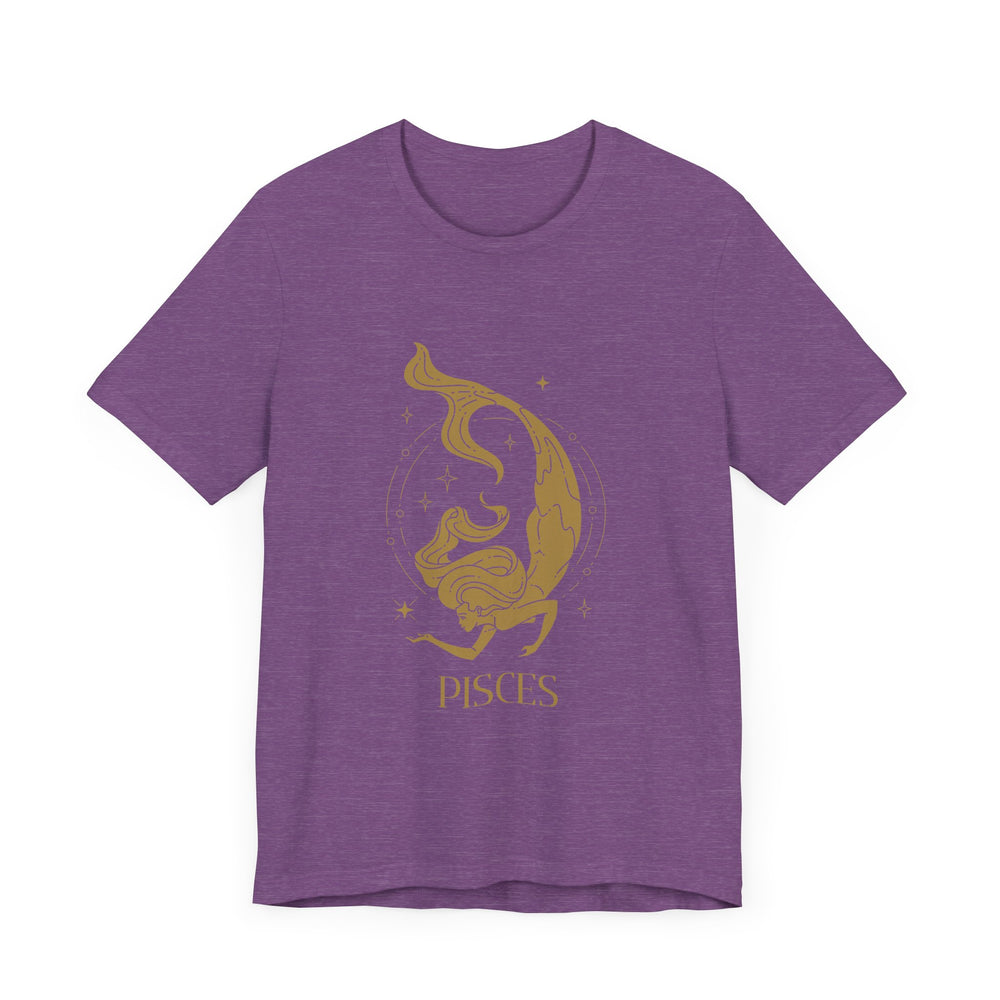 Pisces Constellation Zodiac Unisex Jersey Short Sleeve Tee