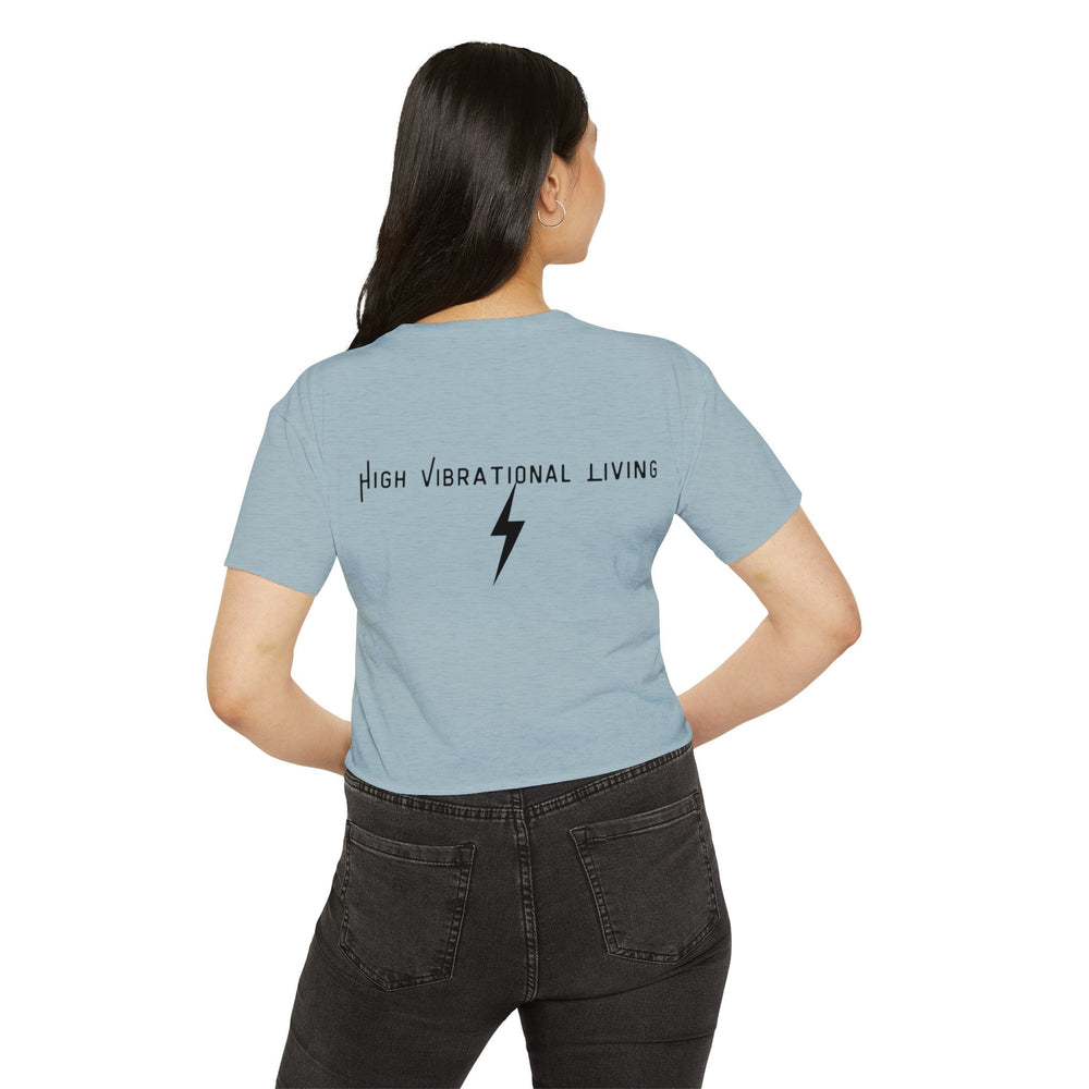 High Vibrational Living Women's Festival Crop Top