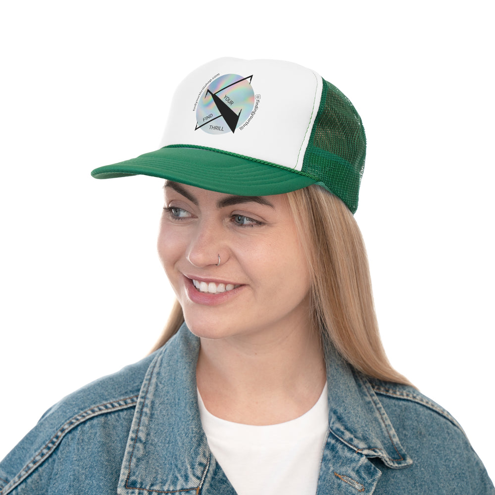 Find Your Thrill Hologram Trucker Cap
