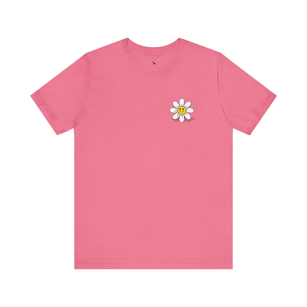 Smiling Daisy Men's Jersey Tee - Casual Summer Vibes