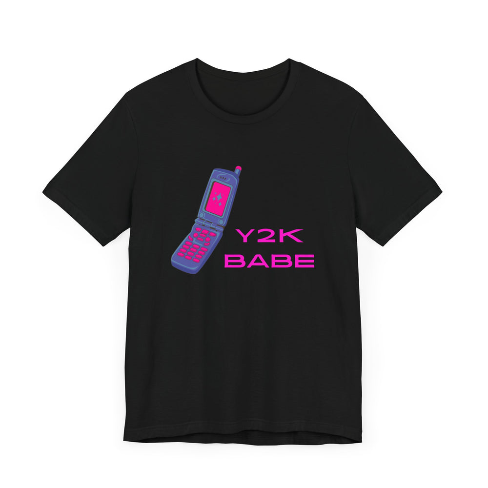 Y2K babe - flip phone - Short Sleeve Tee