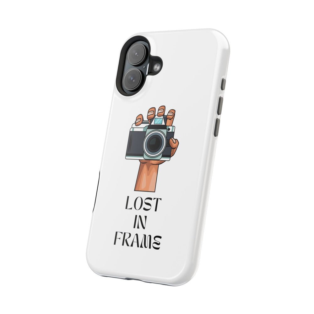 Lost in Frame Photog iPhone 14, iPhone 15, iPhone 16 Magnetic Tough Cases