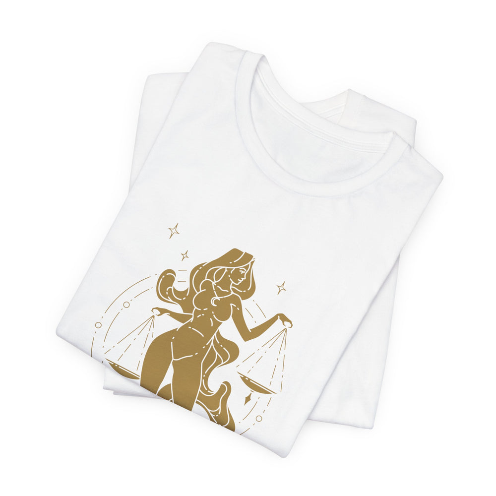Libra Constellation Zodiac Short Sleeve Tee
