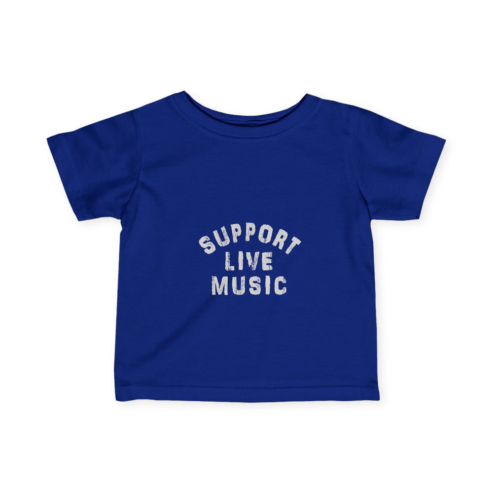 Support Live Music Infant Fine Jersey Tee