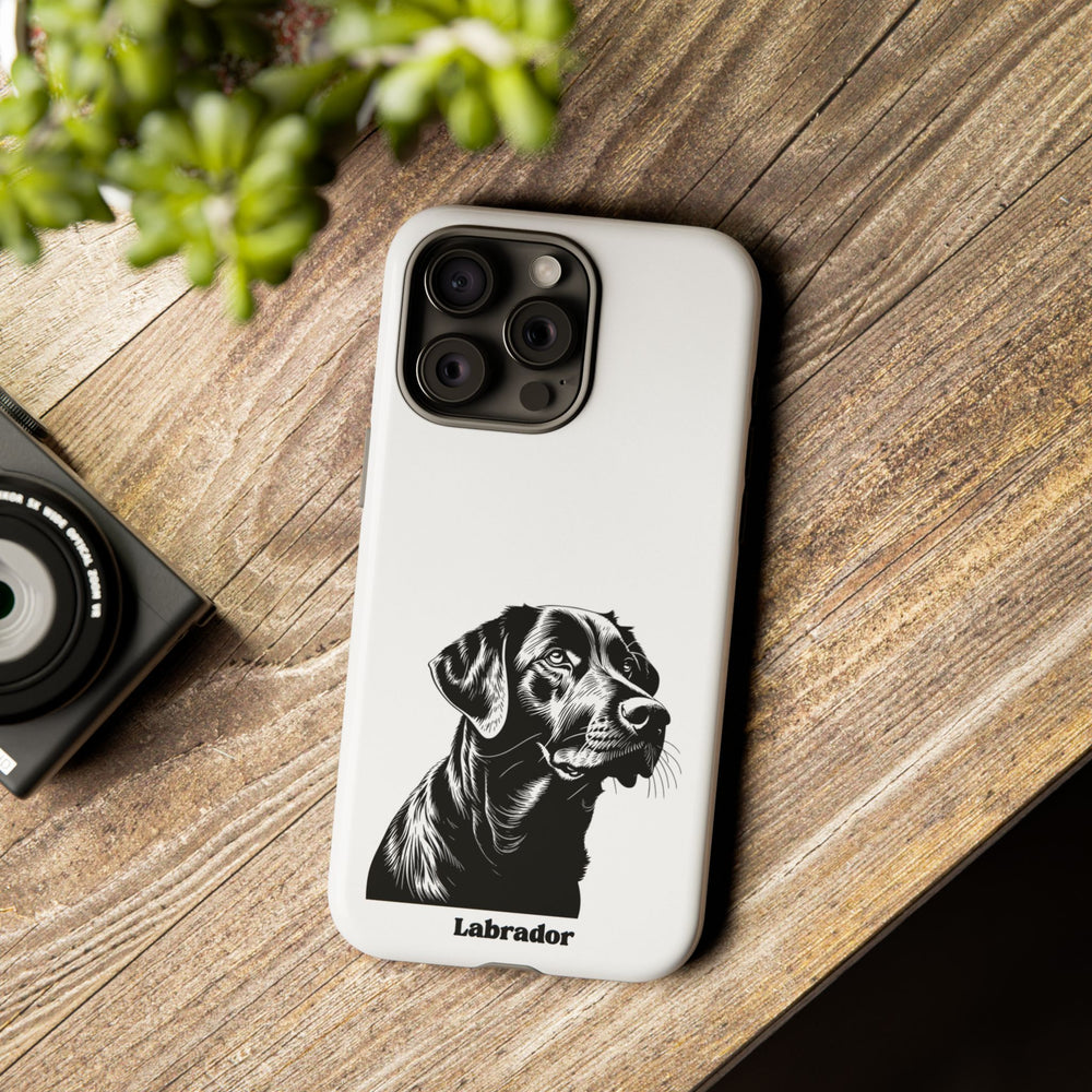 Black Lab Protective Phone Case