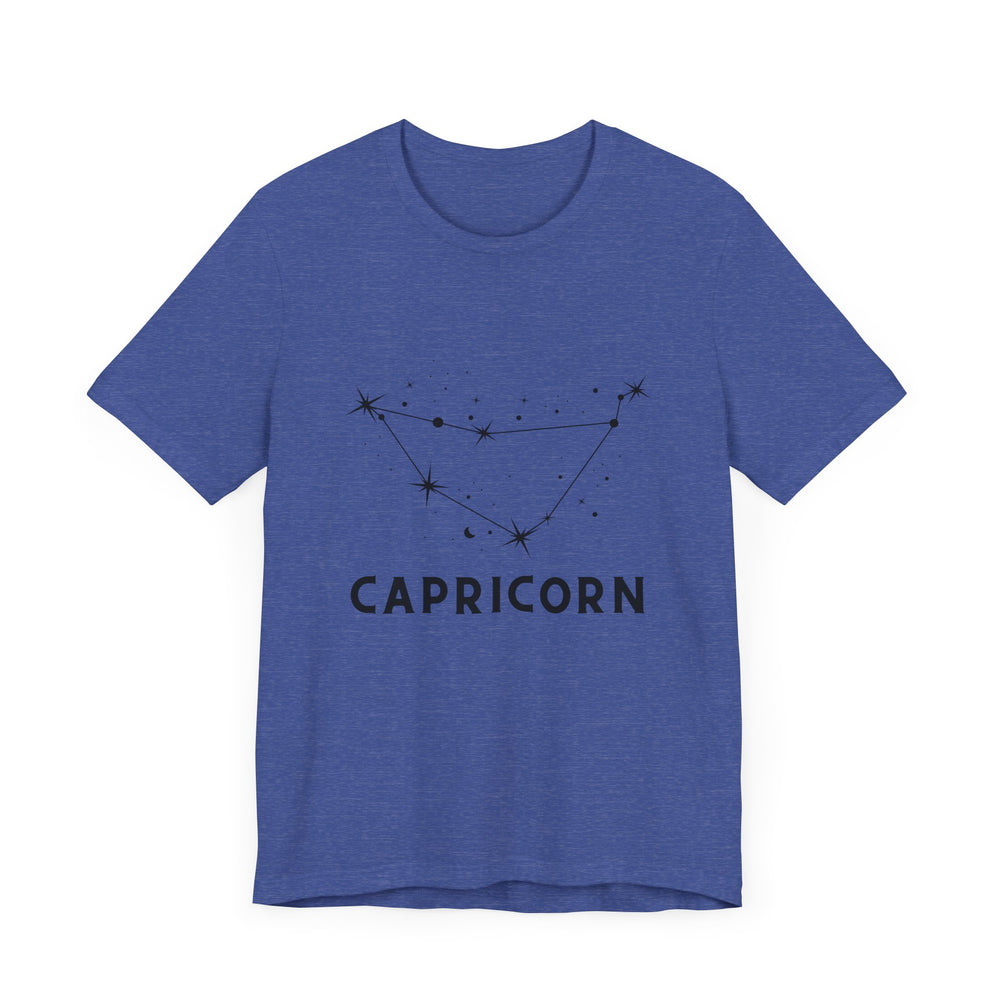 Capricorn Sea Goat Constellation Zodiac Unisex Jersey Short Sleeve Tee