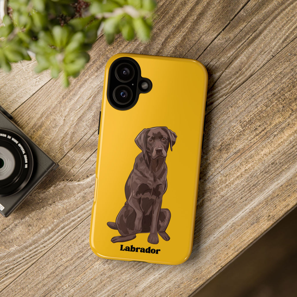 Chocolate Lab Protective Phone Case