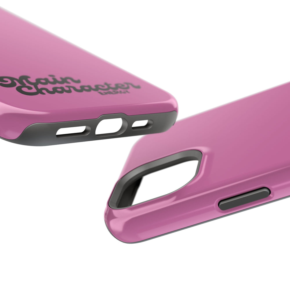 Main Character Energy Pink Edition Magnetic Tough iPhone 16, 15, 14, 13 Pro & Max Cases