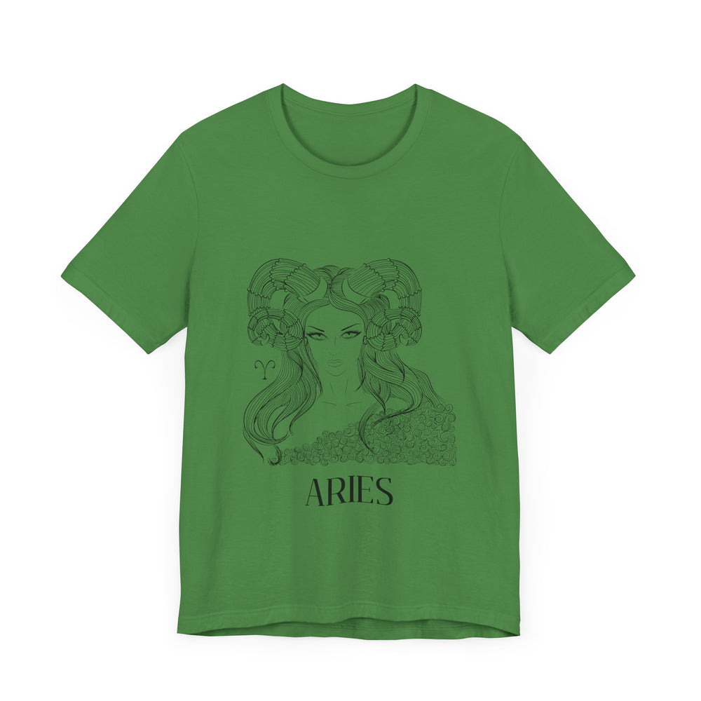 Aries Constellation Zodiac Unisex Jersey Short Sleeve Tee