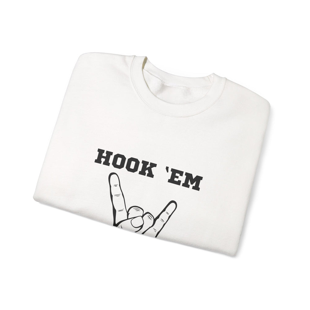 Hook 'Em Crewneck Sweatshirt