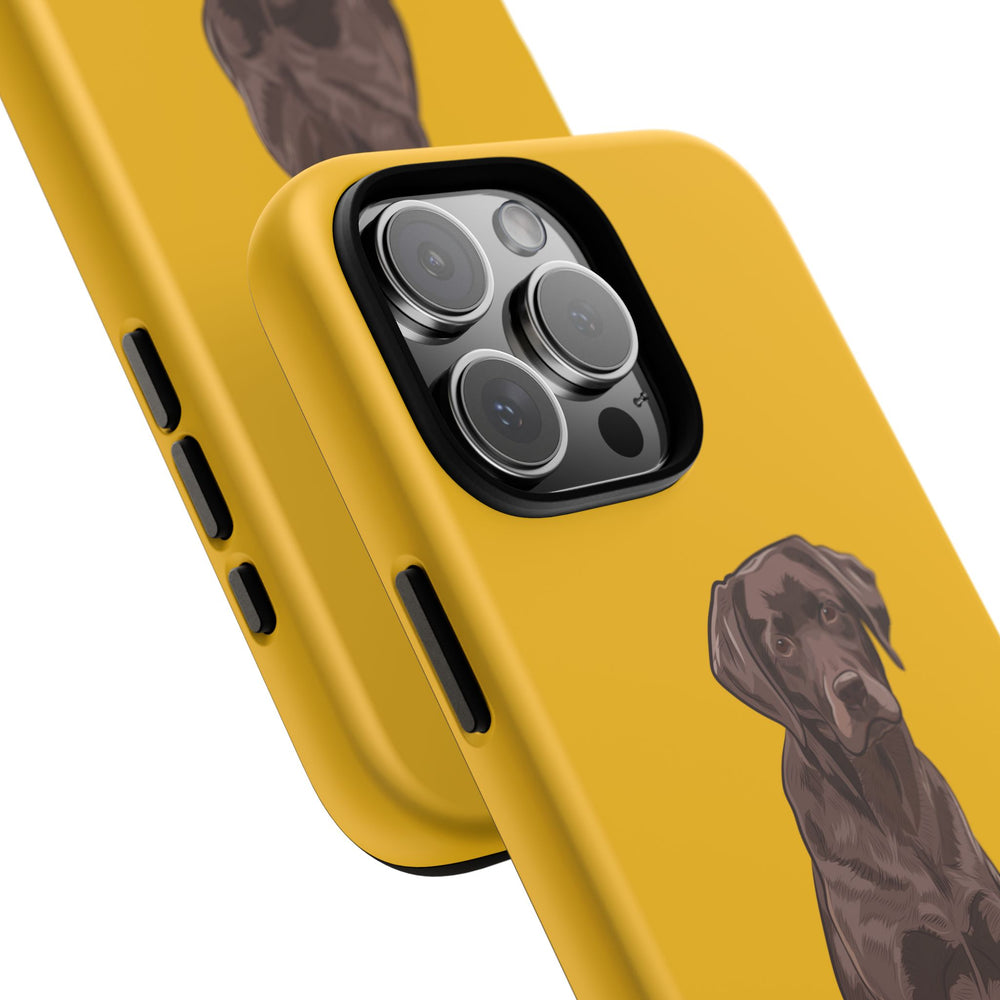 Chocolate Lab Protective Phone Case