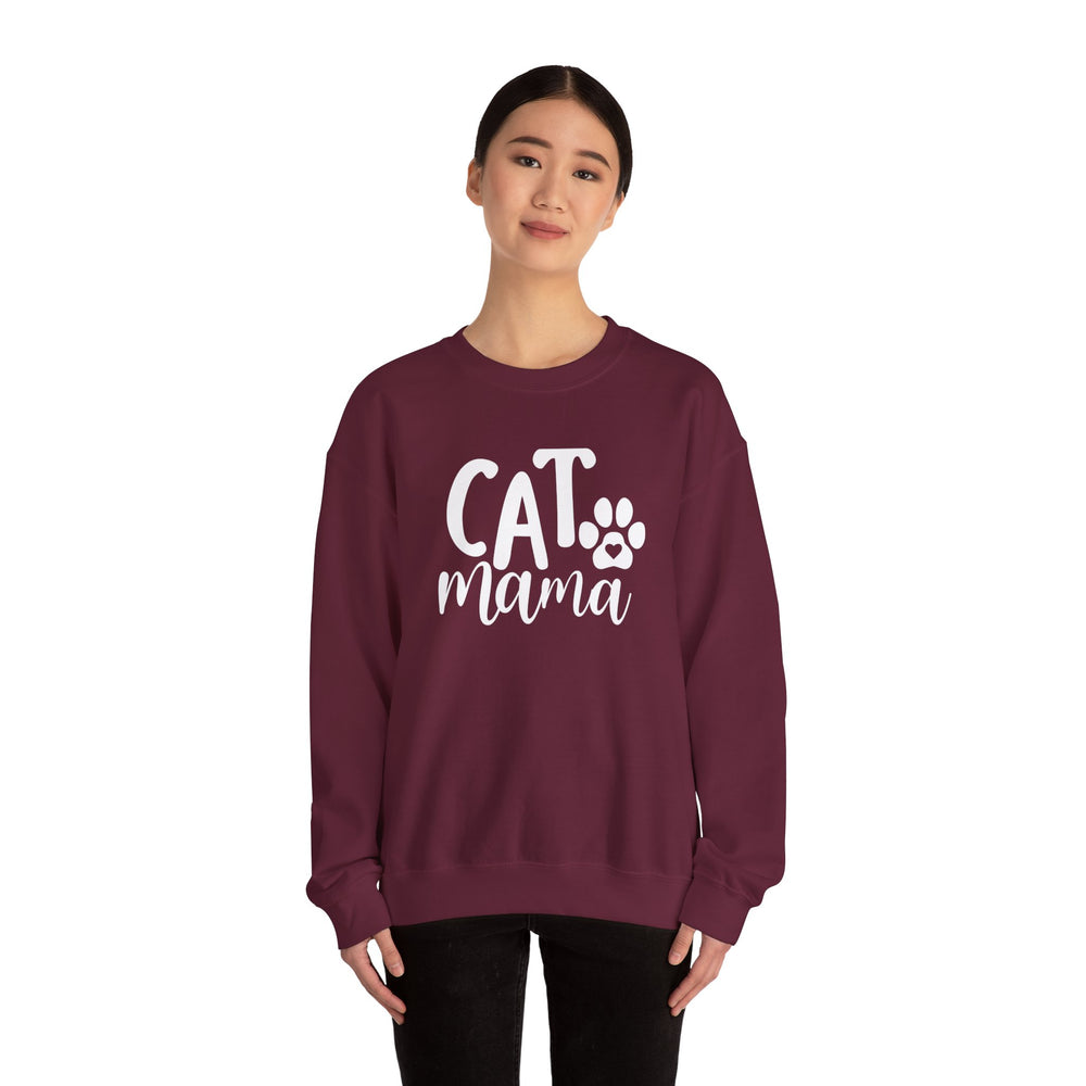 Cat Mama Crewneck Sweatshirt