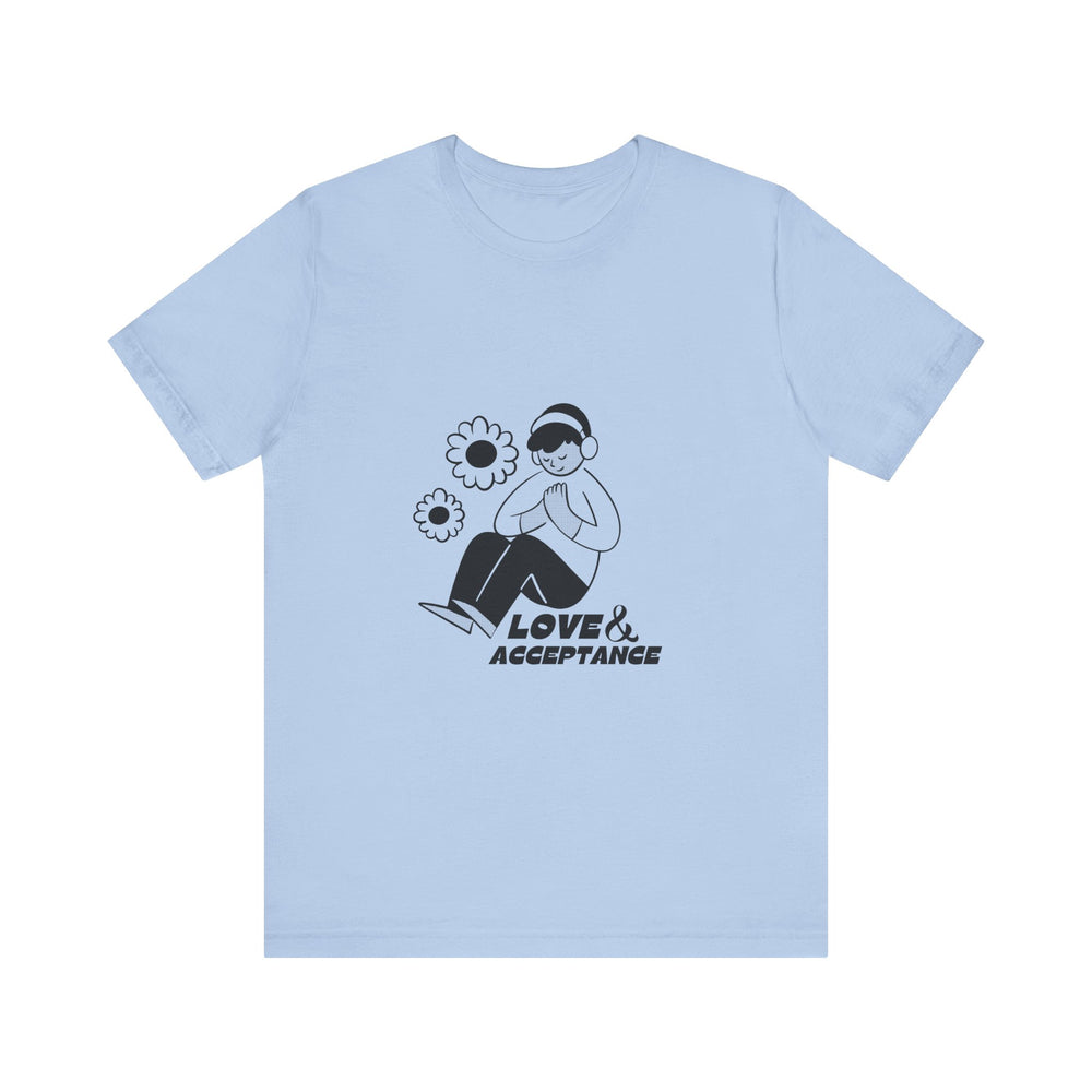 Love & Acceptance Autism Awareness Men's Short Sleeve Tee