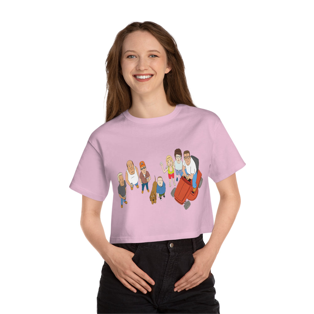 King Of The Hill Characters Champion Women's Heritage Cropped T-Shirt KOTH