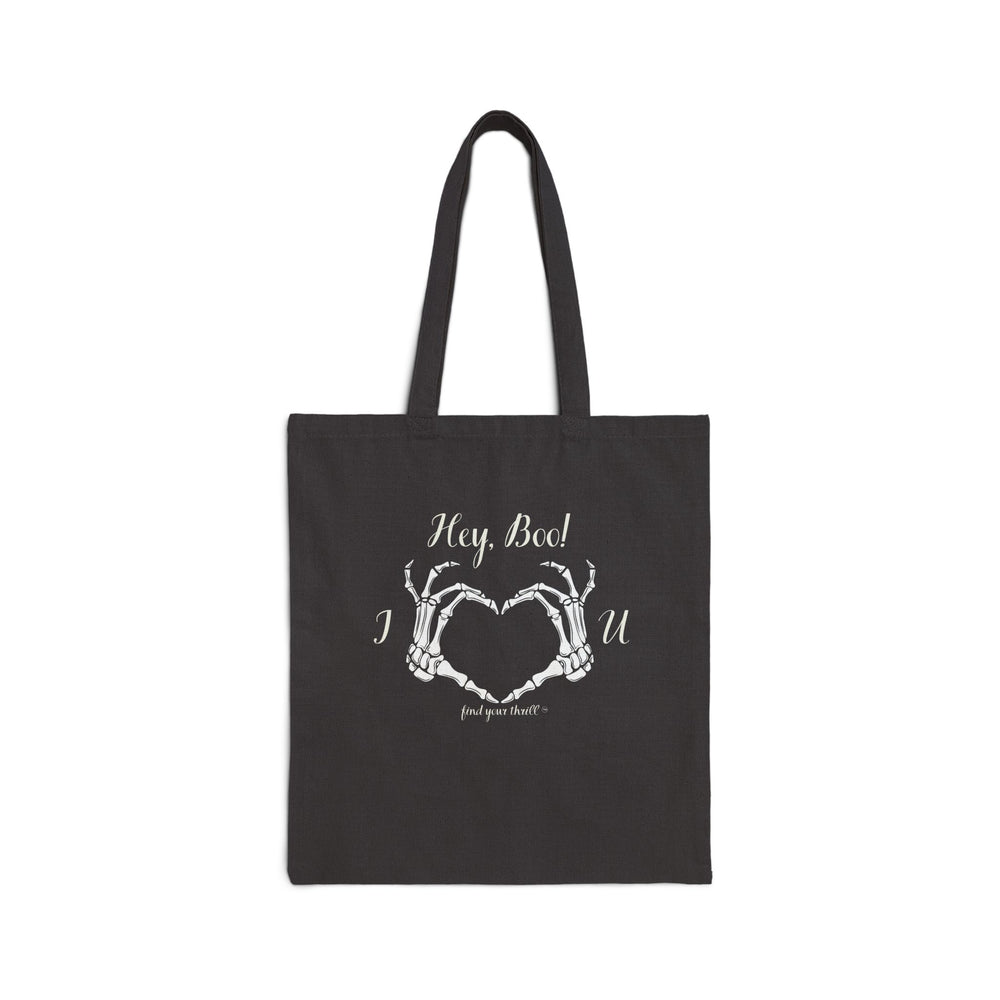 Hey, Boo! Cotton Canvas Tote Bag