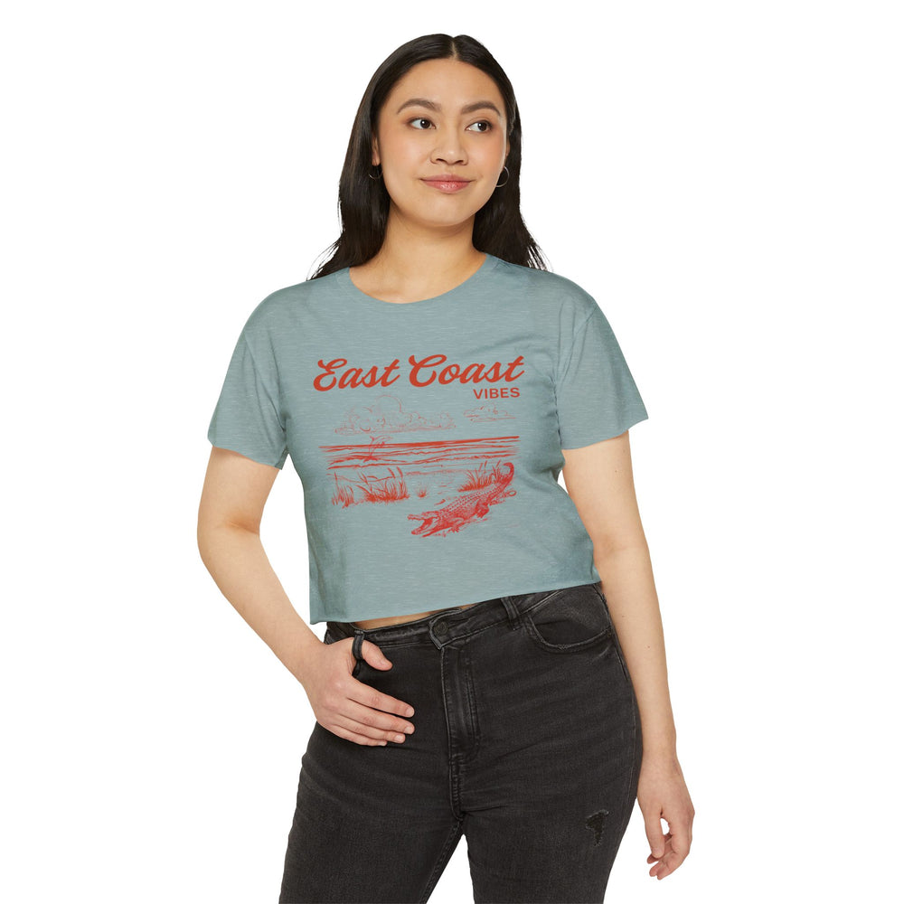 East Coast Vibes Women's Festival Crop Top