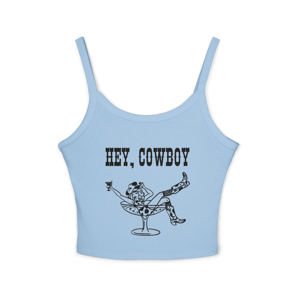 🤠 Hey Cowboy Served Cold – Women’s Spaghetti Strap Tank Top 🤠