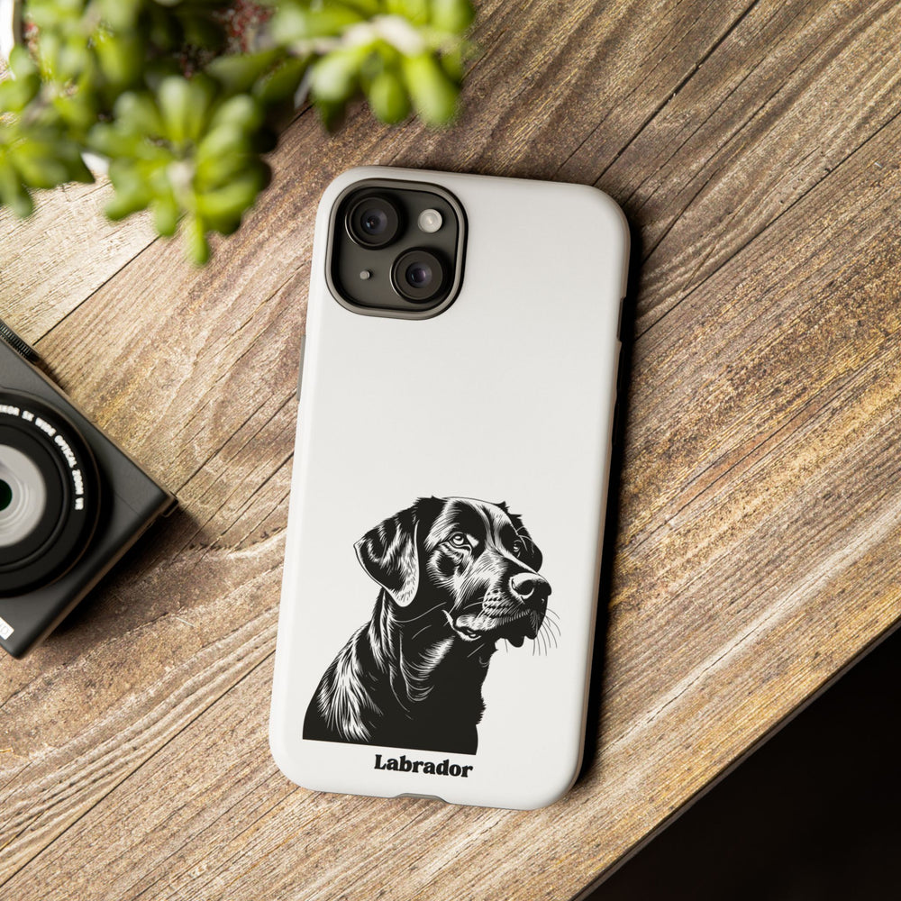 Black Lab Protective Phone Case