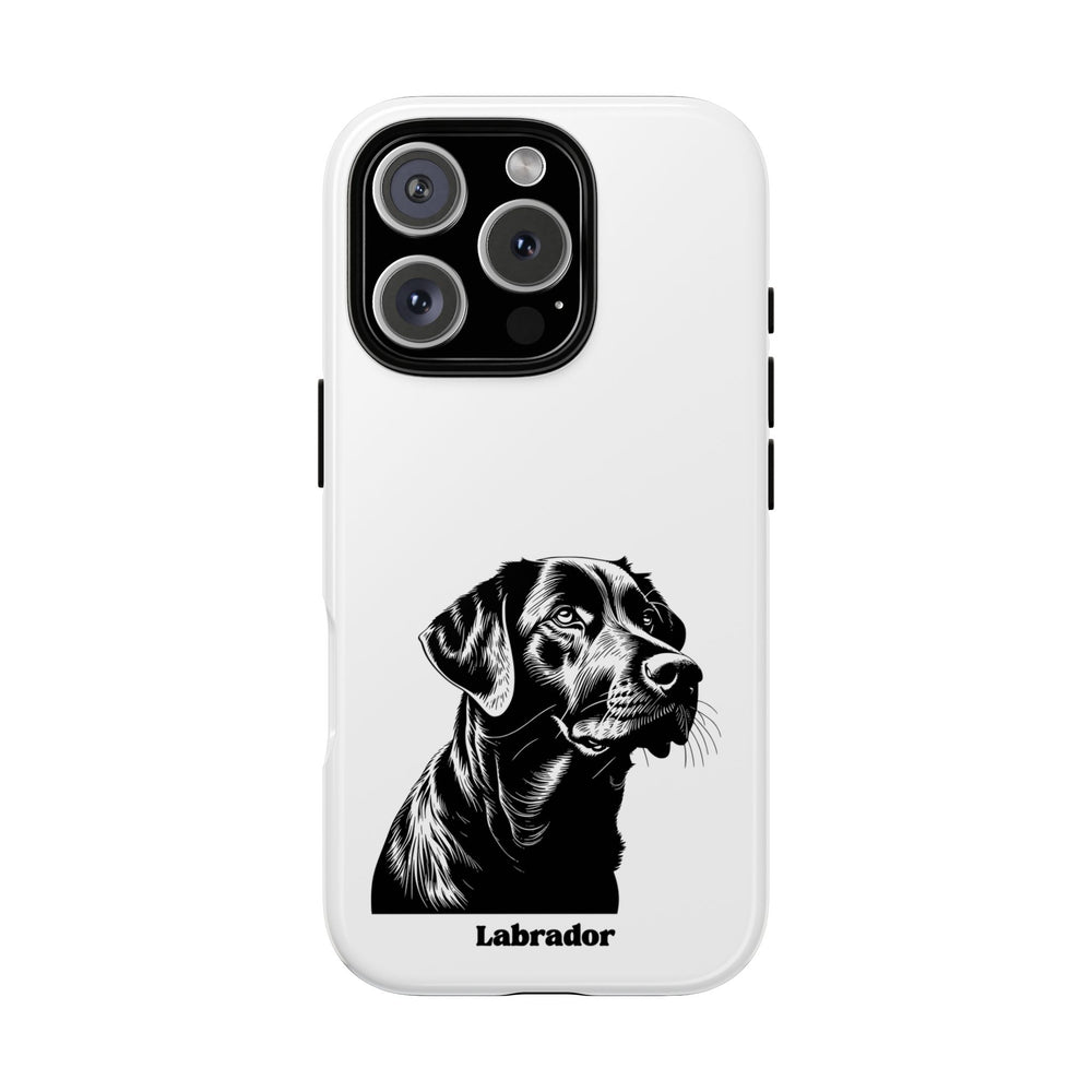 Black Lab Protective Phone Case