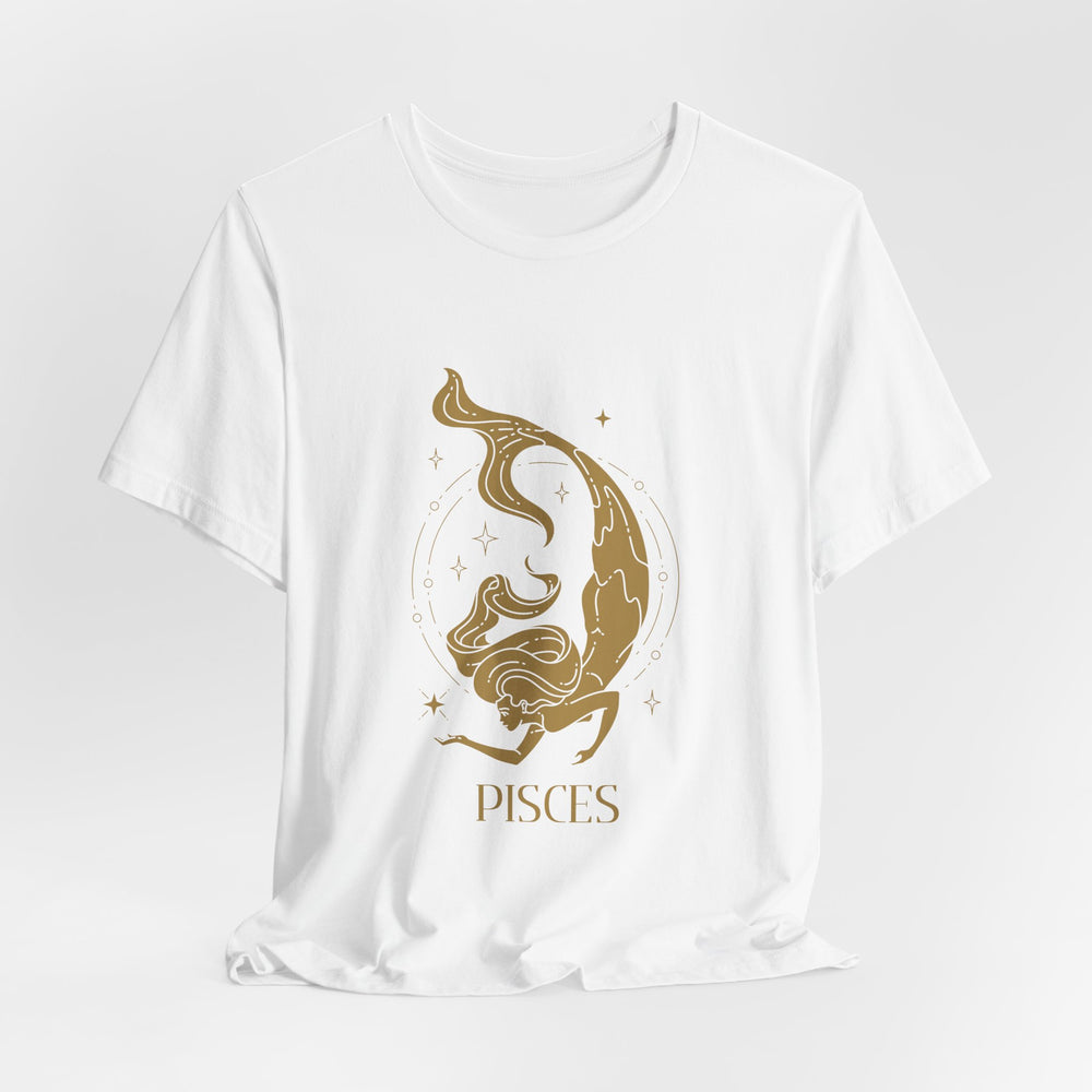 Pisces Constellation Zodiac Unisex Jersey Short Sleeve Tee