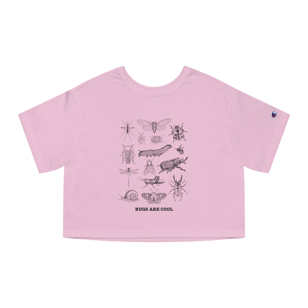 Bugs Are Cool Champion Women's Cropped T-Shirt