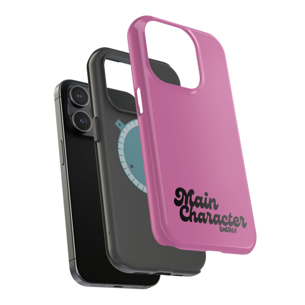Main Character Energy Pink Edition Magnetic Tough iPhone 16, 15, 14, 13 Pro & Max Cases
