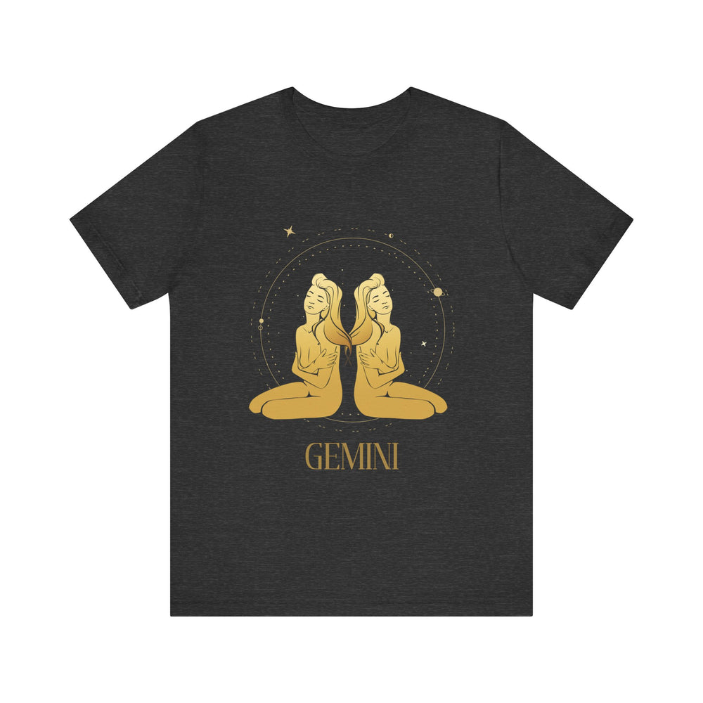Gemini The Twins Zodiac Unisex Jersey Short Sleeve Tee