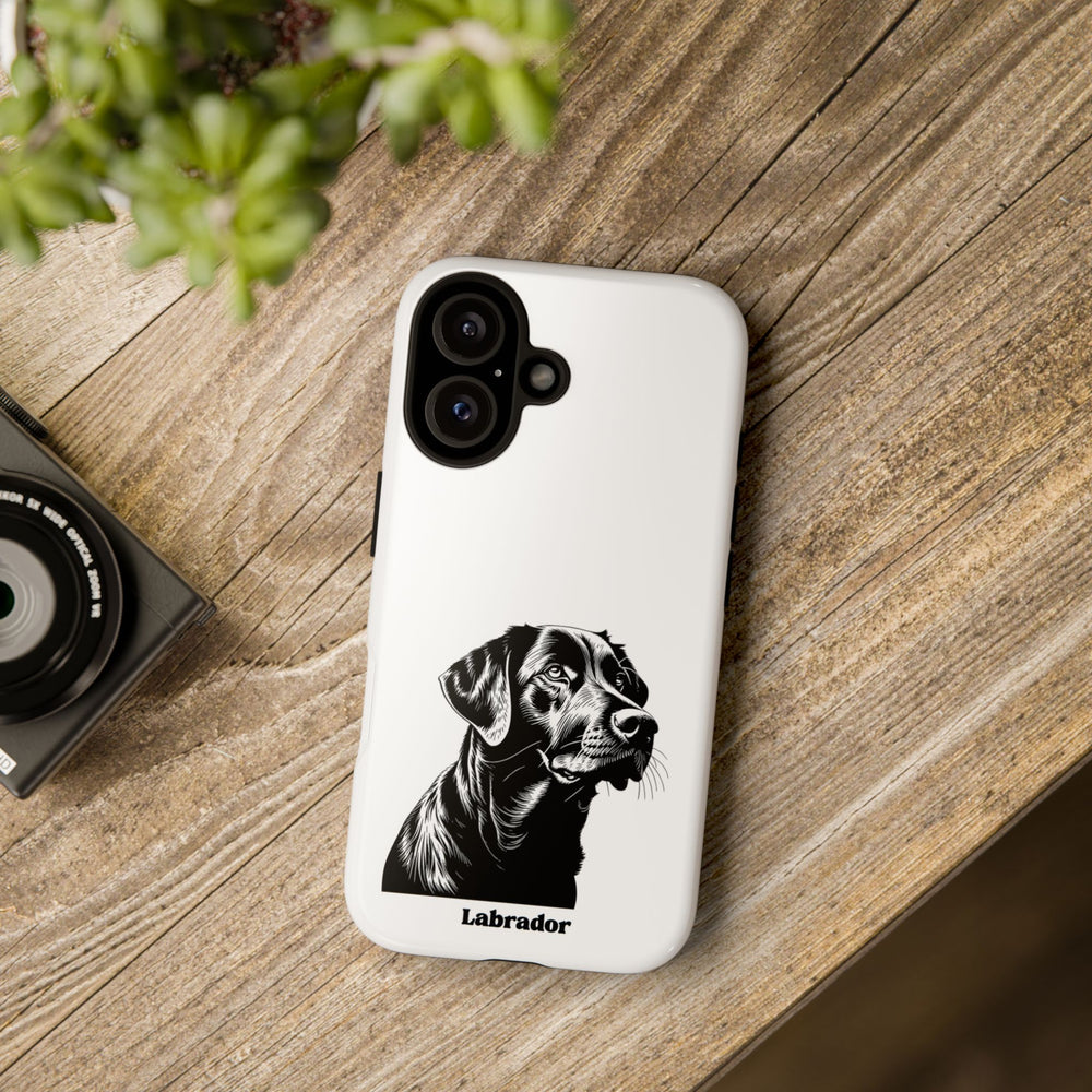 Black Lab Protective Phone Case