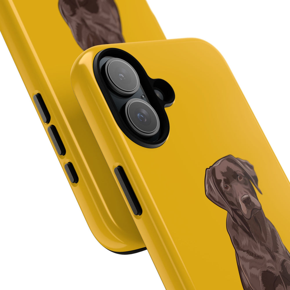 Chocolate Lab Protective Phone Case