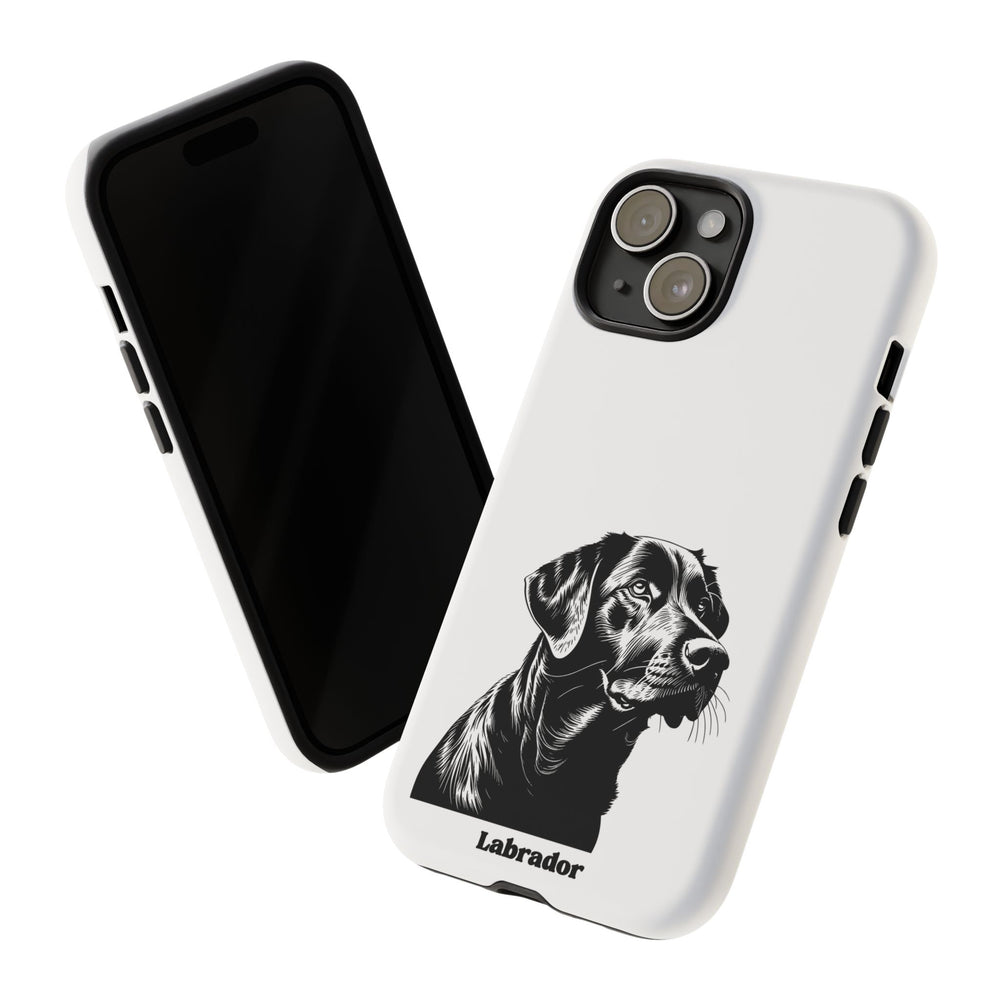 Black Lab Protective Phone Case