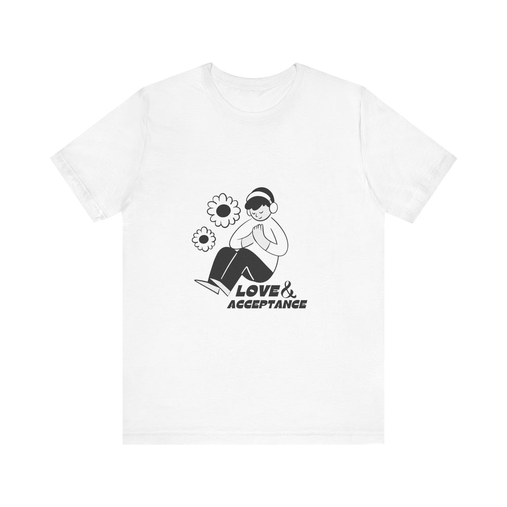Love & Acceptance Autism Awareness Men's Short Sleeve Tee