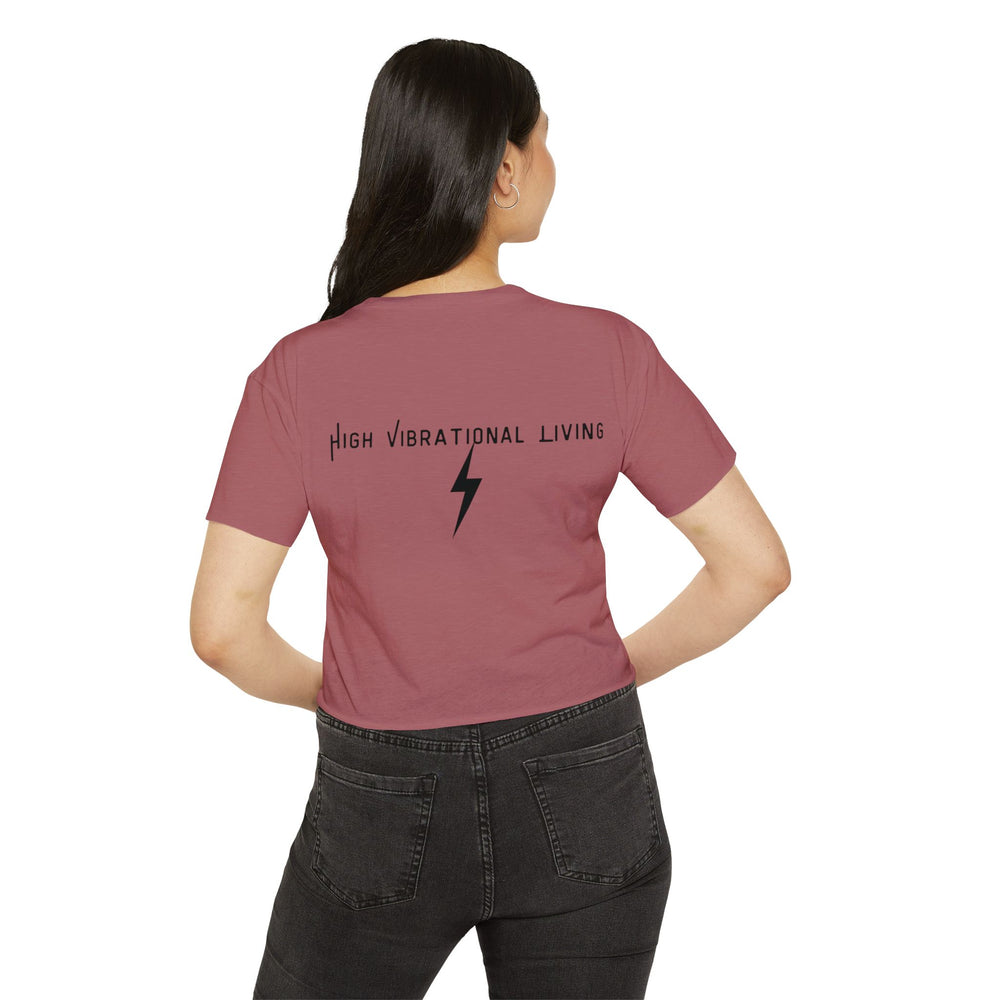 High Vibrational Living Women's Festival Crop Top