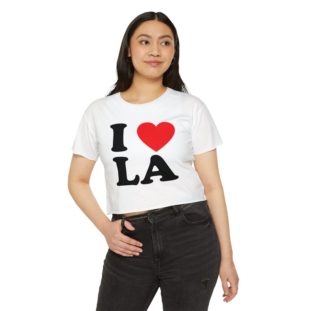 I ❤️ LA Women's Crop Tee