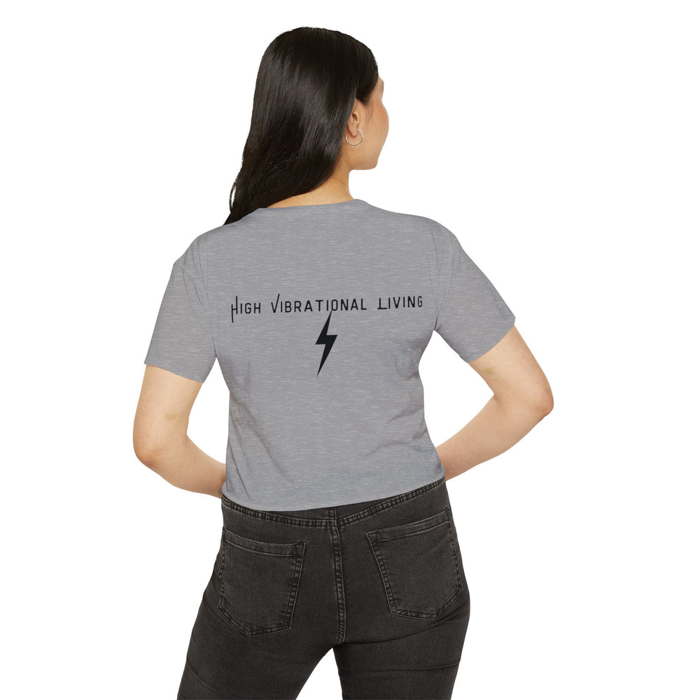 High Vibrational Living Women's Festival Crop Top