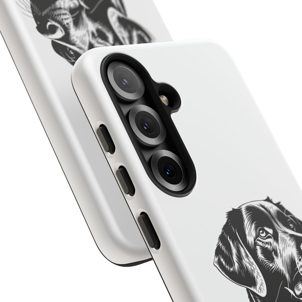 Black Lab Protective Phone Case