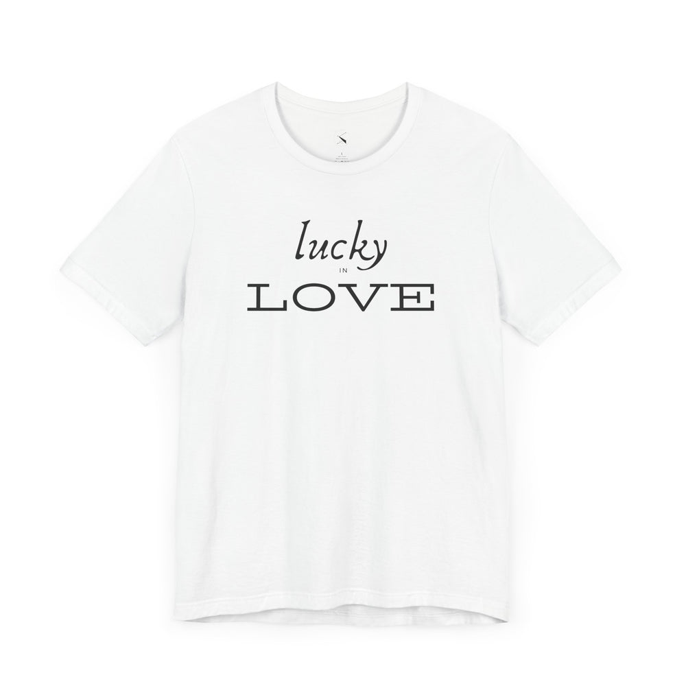 Lucky In Love Jersey Short Sleeve Tee