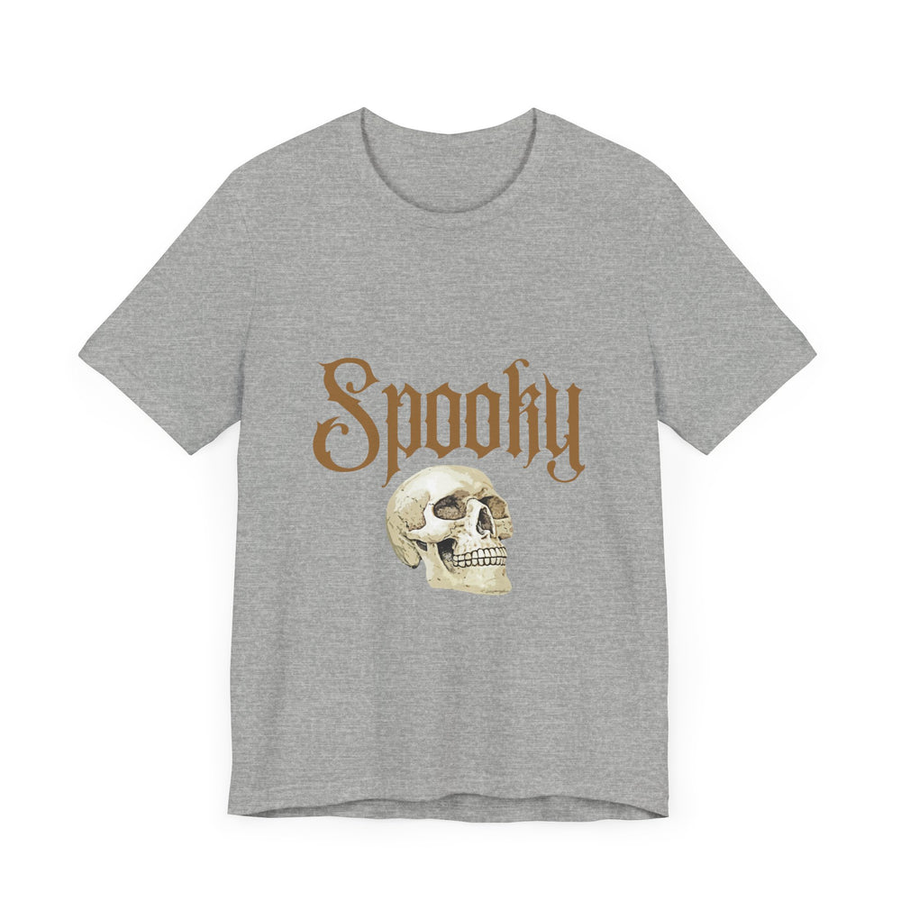 Spooky Skull Halloween Unisex Jersey Short Sleeve Tee